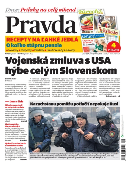 E-magazín Dennik Pravda 7. 1. 2022 - OUR MEDIA SR a. s.