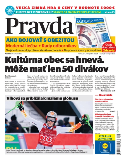 E-magazín Dennik Pravda 10. 1. 2021 - OUR MEDIA SR a. s.