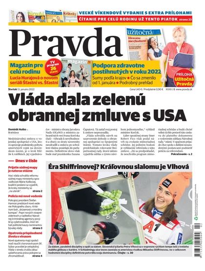 E-magazín Denník Pravda 13. 1. 2022 - OUR MEDIA SR a. s.