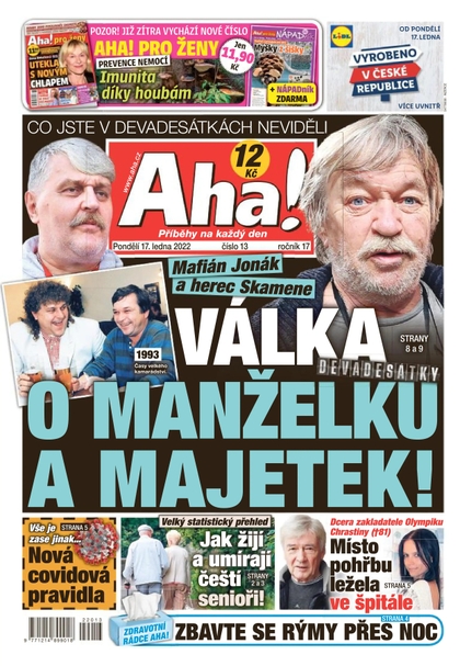 E-magazín AHA! - 17.1.2022 - CZECH NEWS CENTER a. s.