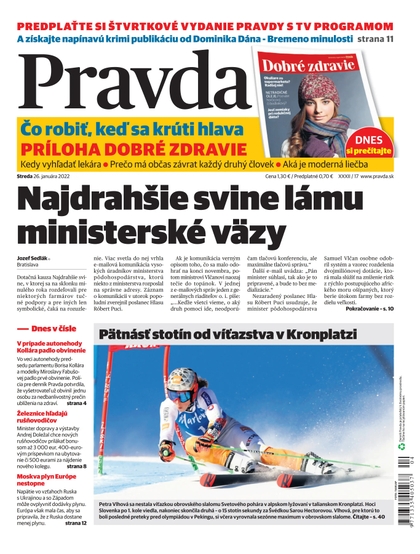 E-magazín Denník Pravda 26. 1. 2022 - OUR MEDIA SR a. s.