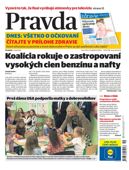 E-magazín Denník Pravda 9. 5. 2022 - OUR MEDIA SR a. s.