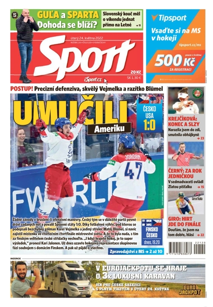E-magazín Sport - 24.5.2022 - CZECH NEWS CENTER a. s.