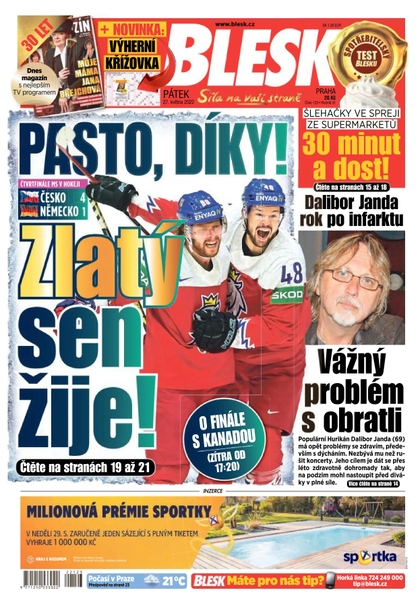 E-magazín BLESK - 27.5.2022 - CZECH NEWS CENTER a. s.