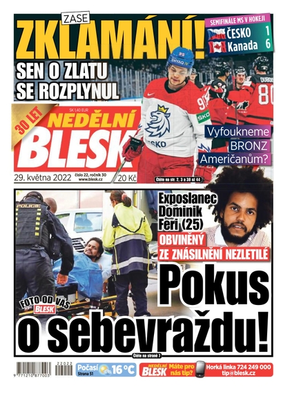 E-magazín NEDĚLNÍ BLESK - 29.5.2022 - CZECH NEWS CENTER a. s.