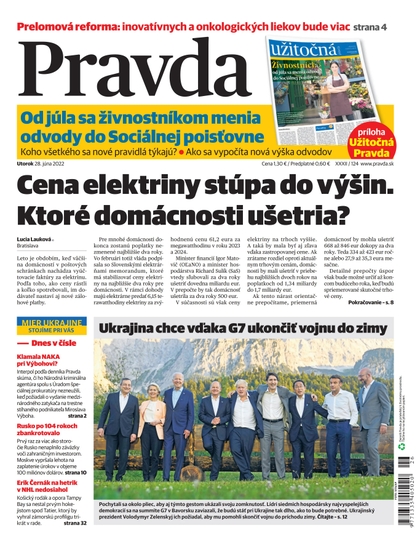 E-magazín Denník Pravda 28. 6. 2022 - OUR MEDIA SR a. s.