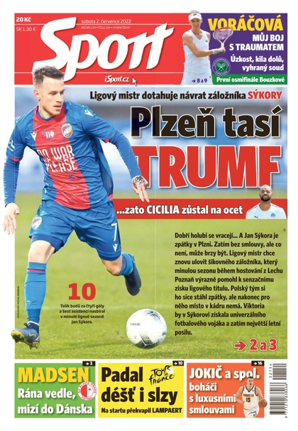 E-magazín Sport - 2.7.2022 - CZECH NEWS CENTER a. s.