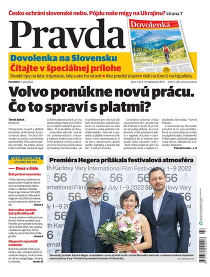 E-magazín Denník Pravda 4. 7. 2022 - OUR MEDIA SR a. s.