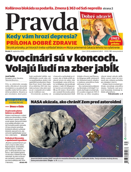 E-magazín Denník Pravda 28. 9. 2022 - OUR MEDIA SR a. s.
