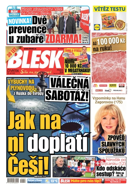 E-magazín BLESK - 29.9.2022 - CZECH NEWS CENTER a. s.