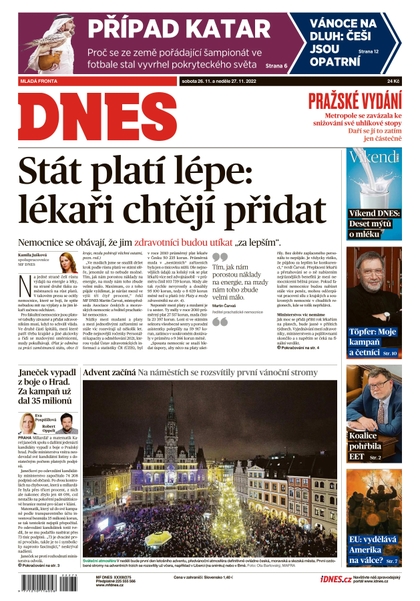 E-magazín MF DNES - 26.11.2022 - MAFRA, a.s.