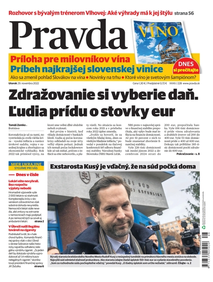E-magazín Denník Pravda 29. 11. 2022 - OUR MEDIA SR a. s.