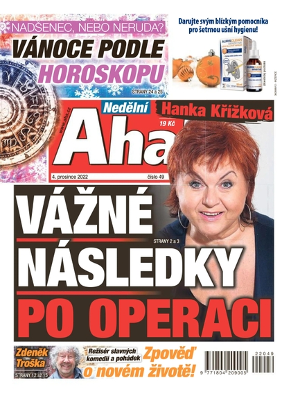 E-magazín Nedělní AHA! - 4.12.2022 - CZECH NEWS CENTER a. s.