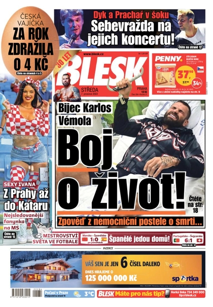 E-magazín BLESK - 7.12.2022 - CZECH NEWS CENTER a. s.