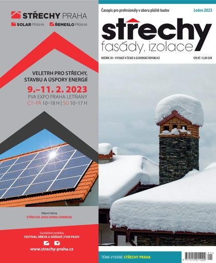 E-magazín Střechy, Fasády, Izolace 1/2023 - EEZY Publishing