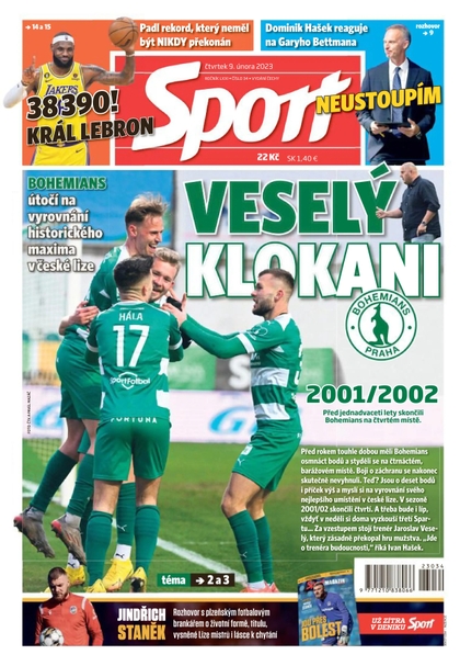 E-magazín Sport - 9.2.2023 - CZECH NEWS CENTER a. s.