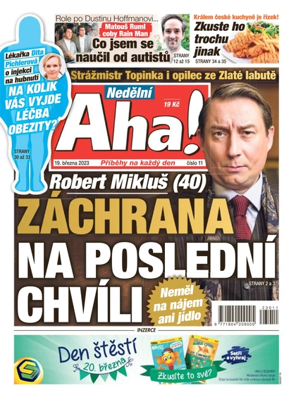 E-magazín Nedělní AHA! - 19.3.2023 - CZECH NEWS CENTER a. s.