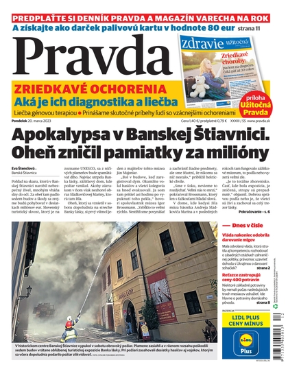 E-magazín Denník Pravda 20. 3. 2023 - OUR MEDIA SR a. s.