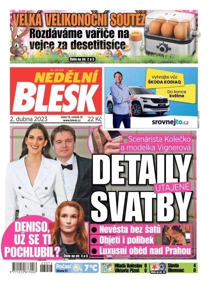 E-magazín Nedělní Blesk - 2.4.2023 - CZECH NEWS CENTER a. s.
