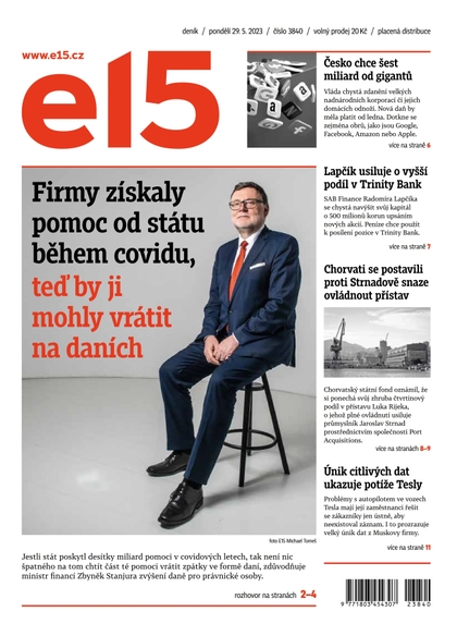 E-magazín E15 - 29.5.2023 - CZECH NEWS CENTER a. s.