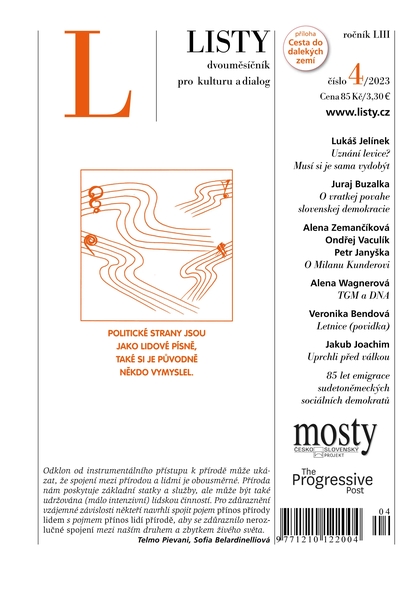E-magazín Listy 4/2023 - Listy, dvouměsíčník pro kulturu a dialog