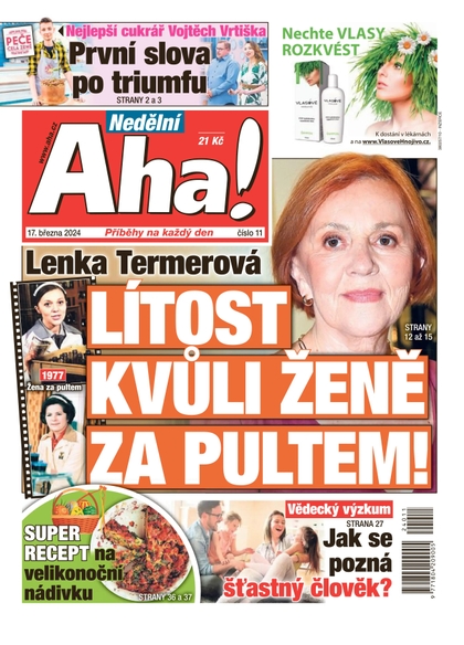 E-magazín Nedělní AHA! - 17.3.2024 - CZECH NEWS CENTER a. s.