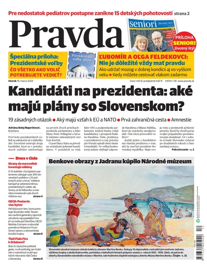 E-magazín Denník Pravda 19. 3. 2024 - OUR MEDIA SR a. s.
