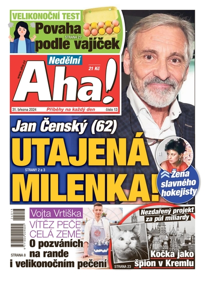 E-magazín Nedělní AHA! - 31.3.2024 - CZECH NEWS CENTER a. s.
