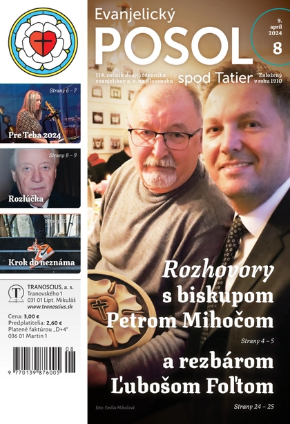 E-magazín Evanjelický posol spod Tatier 08/2024 - TRANOSCIUS a.s.