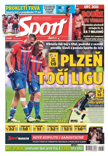 E-magazín Sport - 15.4.2024 - CZECH NEWS CENTER a. s.