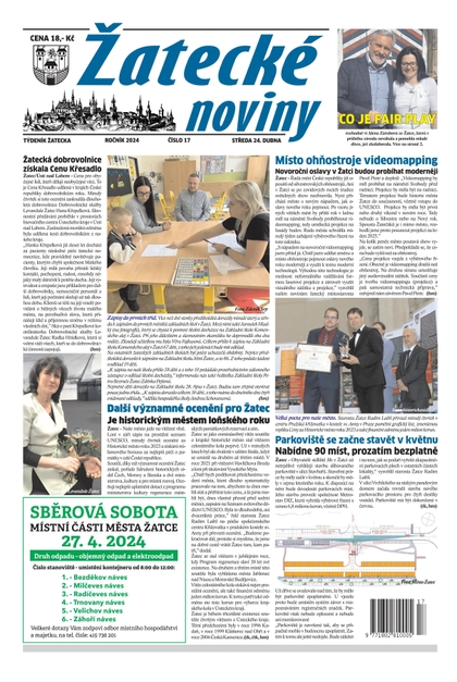 E-magazín Žatecké noviny 17/24 - Ohře Media