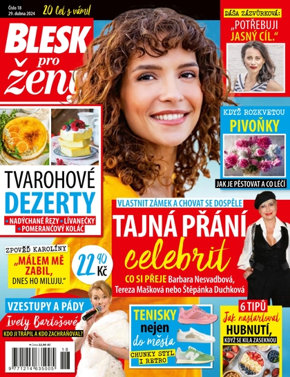 E-magazín Blesk pro ženy - 18/2024 - CZECH NEWS CENTER a. s.