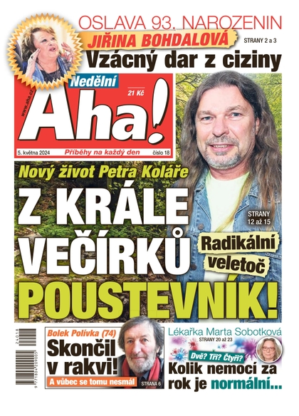 E-magazín Nedělní AHA! - 5.5.2024 - CZECH NEWS CENTER a. s.