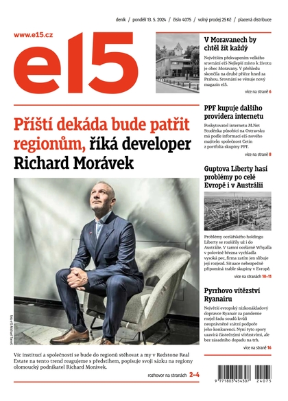 E-magazín E15 - 13.5.2024 - CZECH NEWS CENTER a. s.