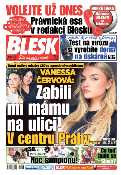 E-magazín Blesk - 20.5.2024 - CZECH NEWS CENTER a. s.