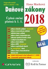 E-kniha Daňové zákony 2018 - Hana Marková