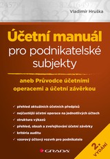E-kniha Účetní manuál pro podnikatelské subjekty - 2. vydání - Vladimír Hruška