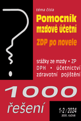 E-kniha 1000 řešení č. 1-2 / 2024 - Pomocní mzdové účetní - kolektiv autorů