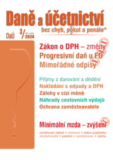 E-kniha DaÚ č. 3 / 2024 - Zákon o DPH – změny - Ing. Václav Benda, Ing. Antonín Daněk, Ing. Ivan Macháček