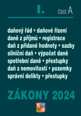 E-kniha Zákony I. A / 2024 - Daňové zákony - Sbírka zákonů