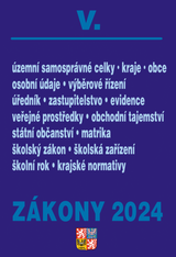 E-kniha Zákony V / 2024 - Veřejná správa - Sbírka zákonů