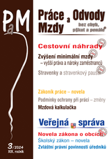 E-kniha PaM č. 3 / 2024 - Cestovní náhrady v roce 2024 - JUDr. Jana Drexlerová, JUDr. Eva Dandová, JUDr. Ladislav Jouza