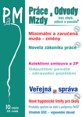 E-kniha PaM č. 10 / 2024 - Změny v minimální a zaručené mzdě - JUDr. Eva Dandová, JUDr. Jana Drexlerová, JUDr. Ladislav Jouza