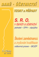 E-kniha DÚVaP č. 11-12 / 2024 - Společnost s ručením omezeným v účetnictví a daních - JUDr. Eva Dandová, Ing. Martin Děrgel