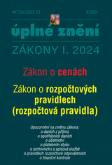 E-kniha Aktualizace I/3 / 2024 - Zákon o cenách - kolektiv autorů