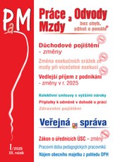 E-kniha PaM č. 1 / 2025 - Změny v důchodovém pojištění - JUDr. Eva Dandová, JUDr. Ladislav Jouza, JUDr. Jana Drexlerová