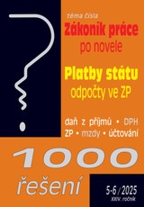 E-kniha 1000 řešení č. 5-6 / 2025 - Zákoník práce – flexibilní novela - kolektiv autorů