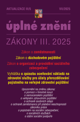E-kniha Aktualizace III/5 / 2025 - o důchodovém pojištění, zaměstnanost - Sbírka zákonů