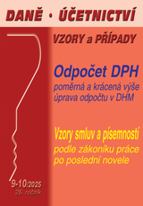 E-kniha DÚVaP č. 9-10 / 2025 - Odpočet DPH v poměrné a krácené výši - Ing. Luděk Pelcl, JUDr. Ladislav Jouza