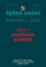 E-kniha Aktualizace I/4 / 2025 - o rozpočtových pravidlech - Sbírka zákonů